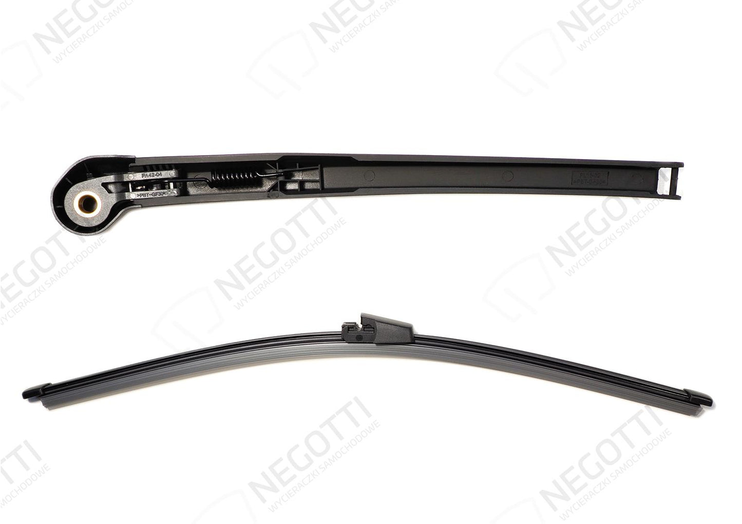 .Negotti Scheibenwischerarm hinten mit Wischblatt KRT 256