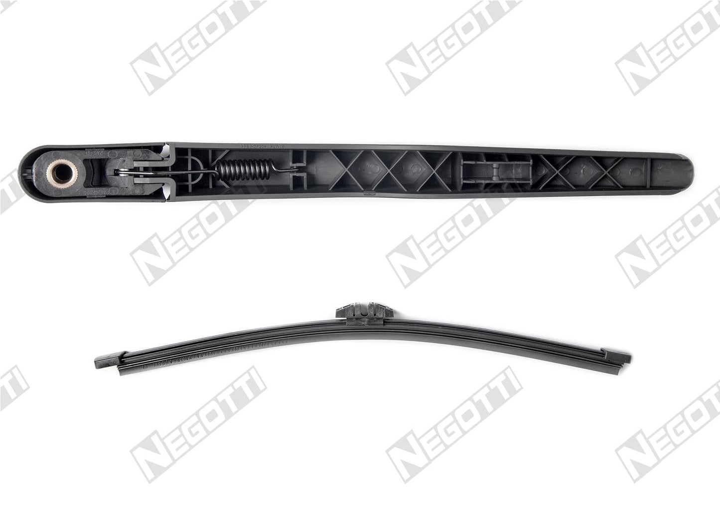 .Negotti Scheibenwischerarm hinten mit Wischerblatt KRT 143
