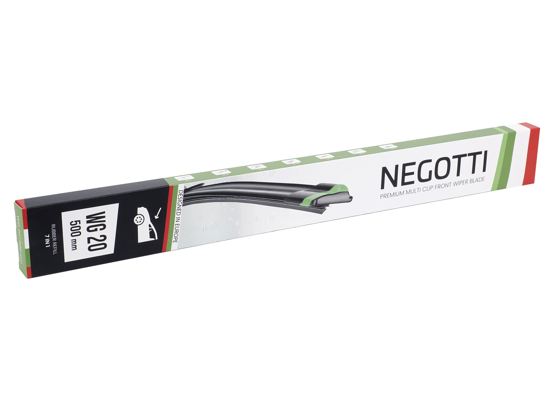 .Negotti wycieraczka z wymienną gumką 21" 530mm