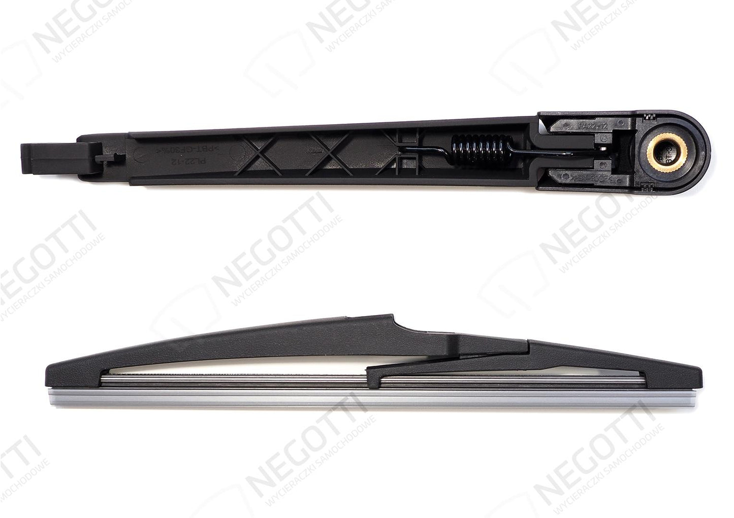 .Negotti Scheibenwischerarm hinten mit Wischerblatt KRT 243