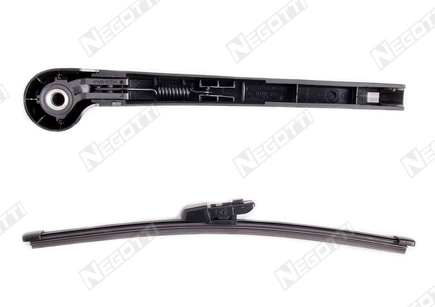 .Negotti Scheibenwischerarm hinten mit Wischerblatt KRT 19
